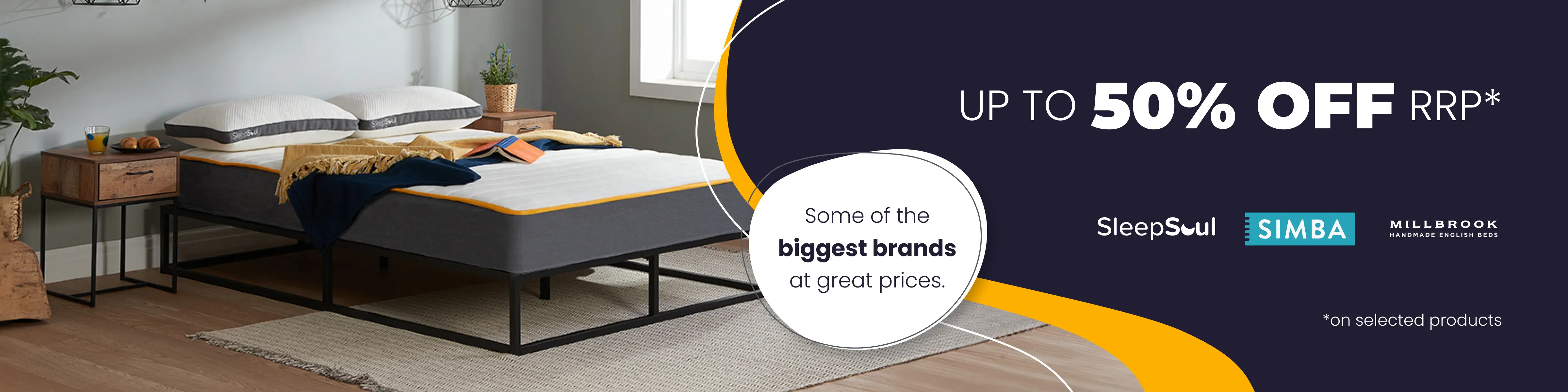 50% Off Sale - Save up to 50% off RRP on selected products all with Free Next Day Delivery options.