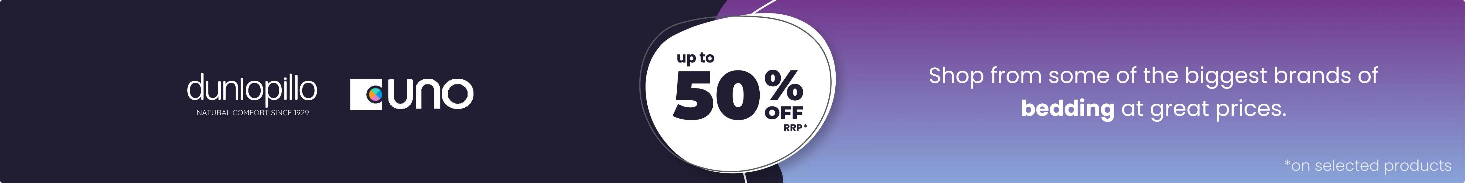 50% Off Sale - Save up to 50% off RRP on selected products all with Free Next Day Delivery options.