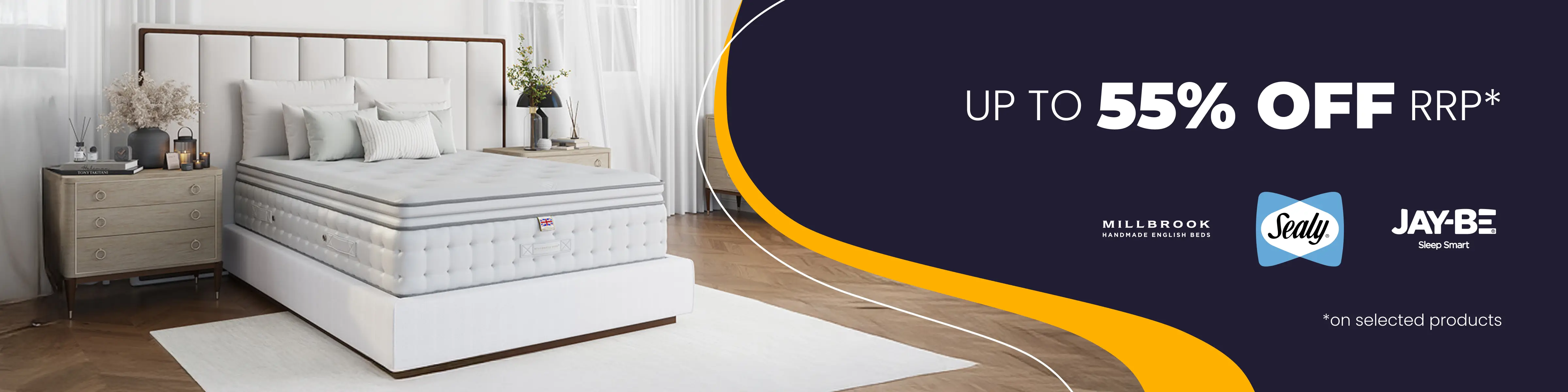 Save up to 55% off RRP on selected products all with Free Next Day Delivery options.