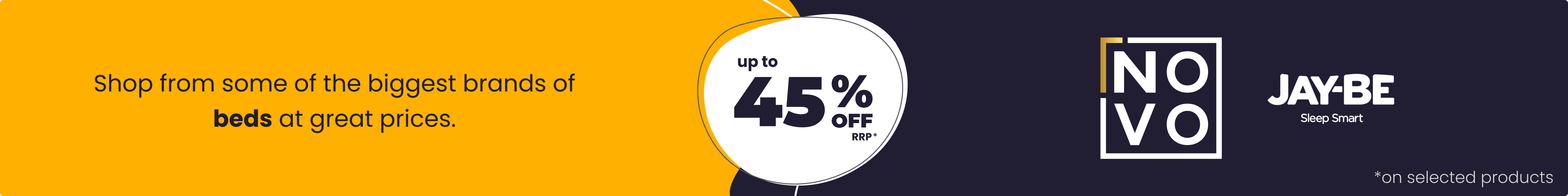 Save up to 45% off RRP on selected products all with Free Next Day Delivery options.
