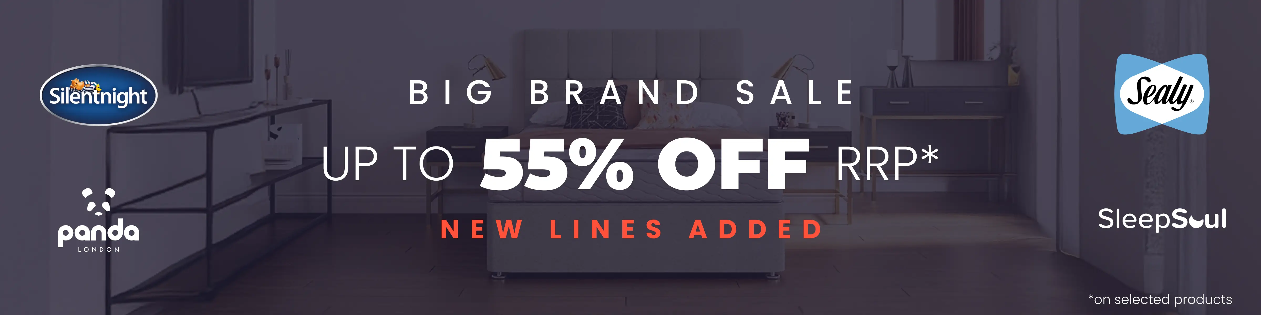 Big Brand Sale - Save up to 55% off RRP on selected products all with Free Next Day Delivery options.