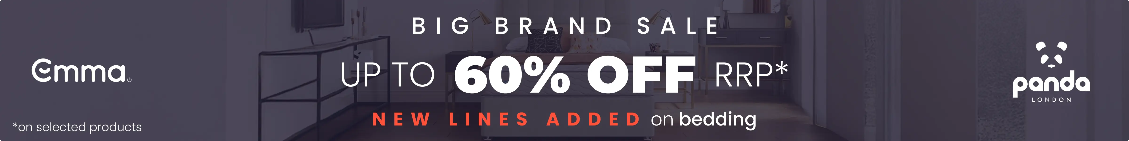 Big Brand Sale - Save up to 60% off RRP on selected products all with Free Next Day Delivery options.