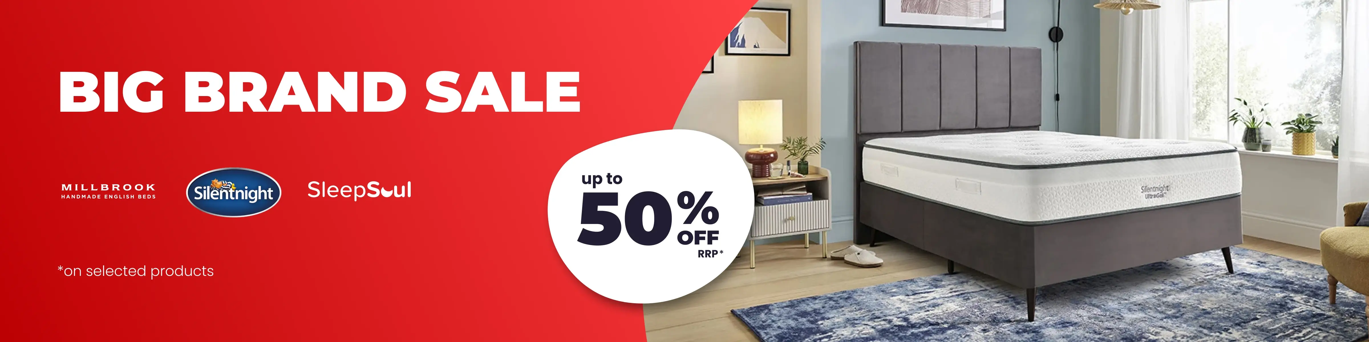 Big Brand Sale - Save up to 50% off RRP on selected products all with Free Next Day Delivery options.