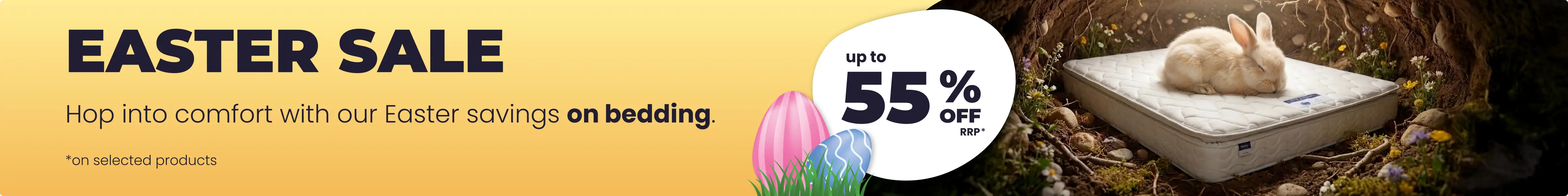 Easter Sale - Save up to 55% off RRP on selected products all with Free Next Day Delivery options.
