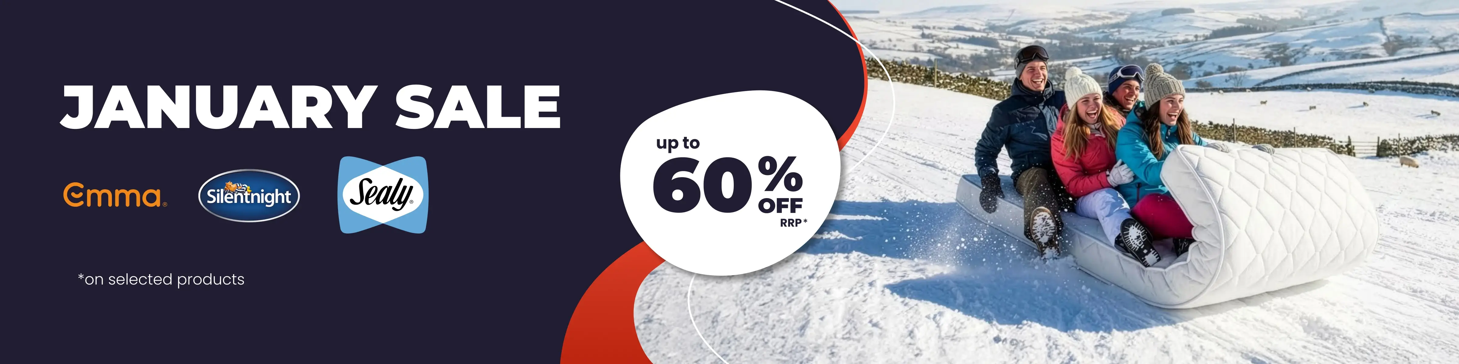 January Sale - Save up to 60% off RRP on selected products all with Free Next Day Delivery options.