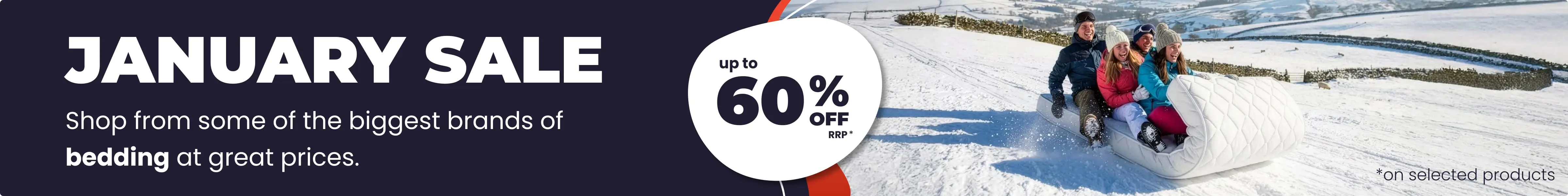 January Sale - Save up to 60% off RRP on selected products all with Free Next Day Delivery options.