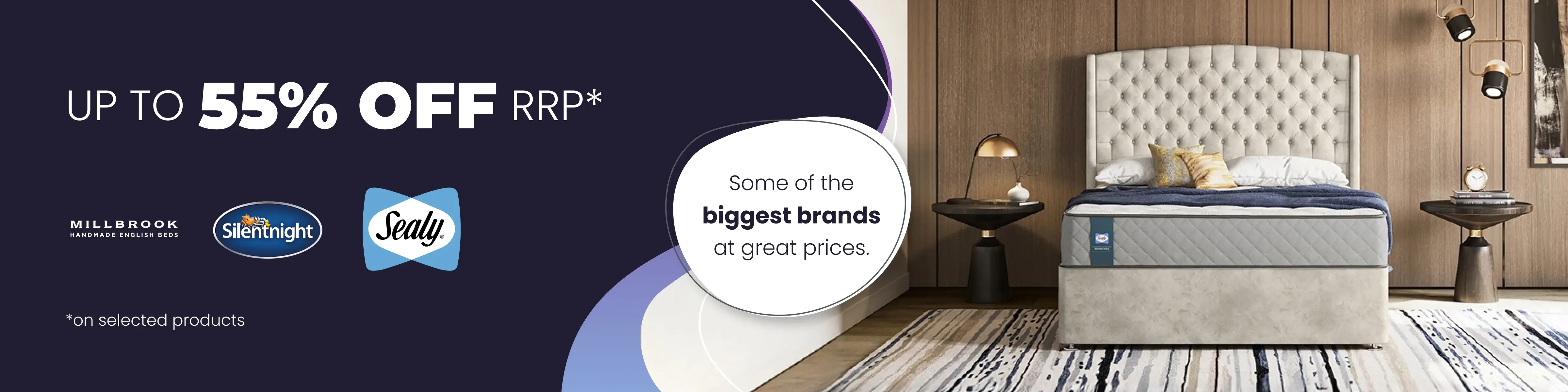 55% Off Sale - Save up to 55% off RRP on selected products all with Free Next Day Delivery options.