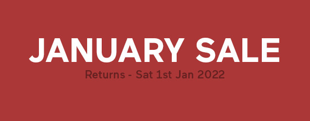 Our January Mattress Sale returns Sat, 1st January 2022