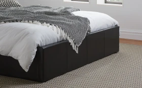 Birlea Berlin Black Bed Lifestyle Footend