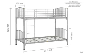 Birlea Corfu Bunk Diagram