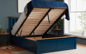 Birlea Phoenix Blue Ottoman Lifestyle Open New