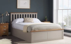 Birlea Phoenix Pearl Grey Ottoman Lifestyle New