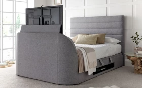Kaydian Appleby Tv Bed Marbella Grey Lifestyle Tv