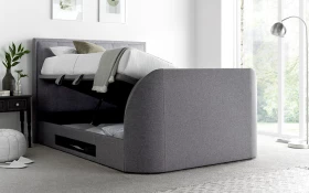Kaydian Falstone Tv Bed Marbella Grey Lifestyle Ottoman