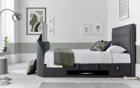 Kaydian Falstone Tv Bed Slate Lifestyle Tv