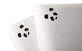 Panda Memory Foam Pillow Close Panda Logo