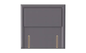 Silentnight Divan Palermo Slate Grey Headboard Full Front