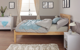 Silentnight Hayes Wooden Bed Frame Side Bedroom