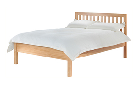 Silentnight Hayes Wooden Bed Frame Side Dressed