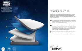 Tempur Ease 20 Mattress Information