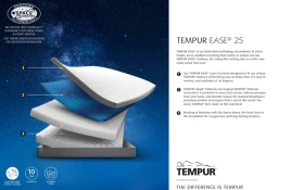 Tempur Ease 25 Mattress Bisection
