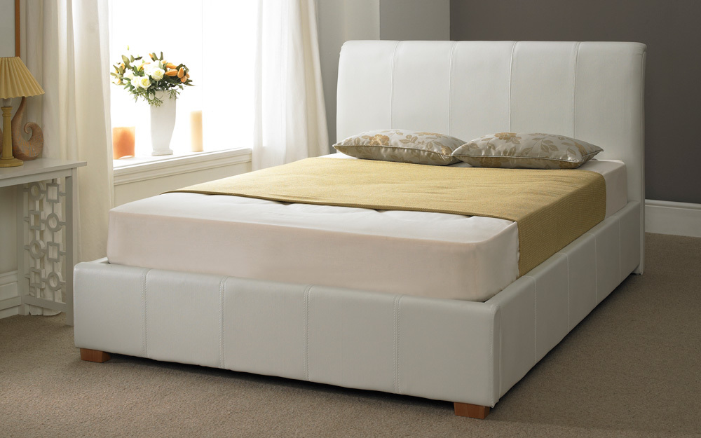 Woburn Faux Leather Ottoman Bed Mattress Online