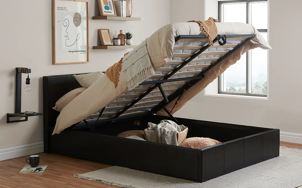Birlea Berlin Bed Open Ottoman