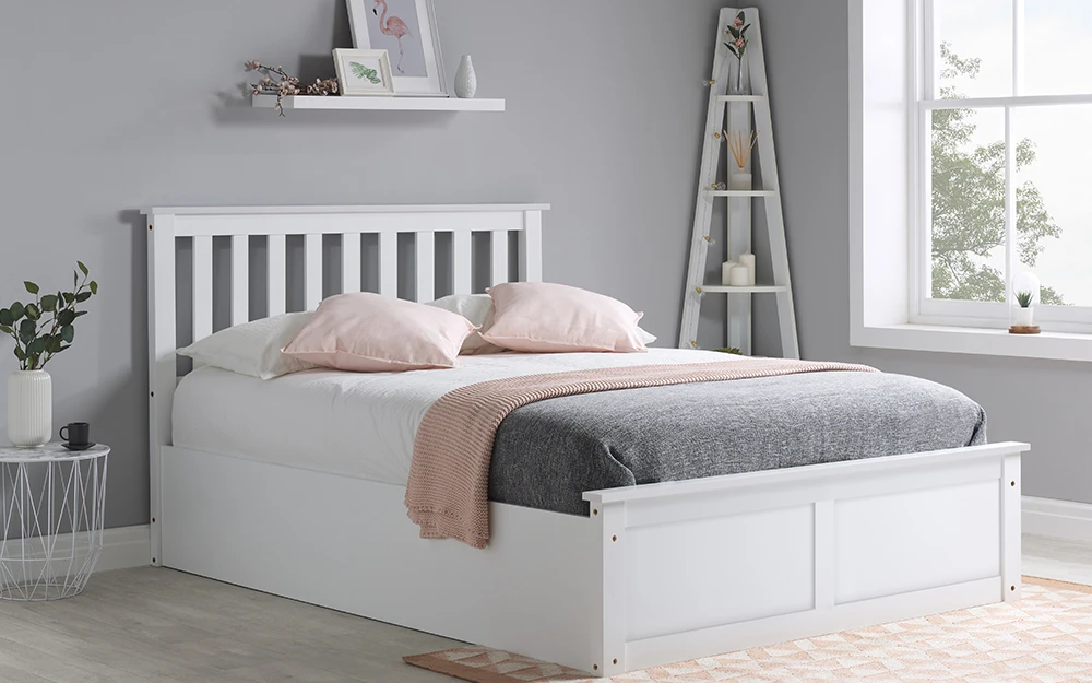 Birlea Phoenix White Ottoman Lifestyle New