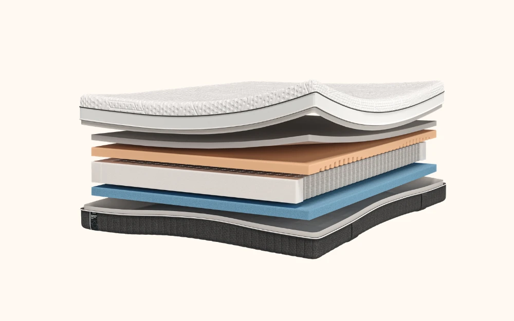 Emma Diamond Mattress Layer View