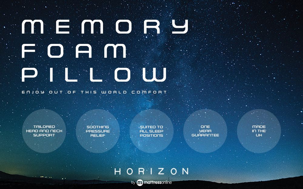 Horizon Memory Foam Pillow Mattress Online