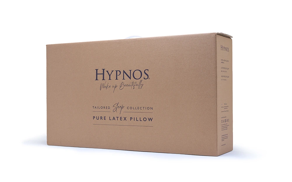 Hypnos Latex Pillow Packaging Angle
