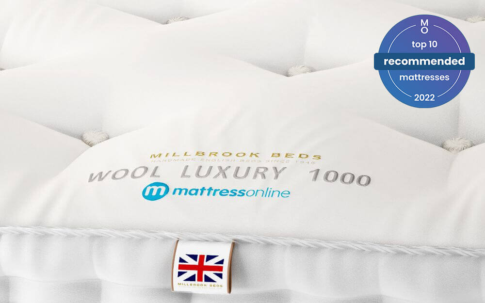 Millbrook Wool Luxury 1000 Pocket Mattress Mattress Online