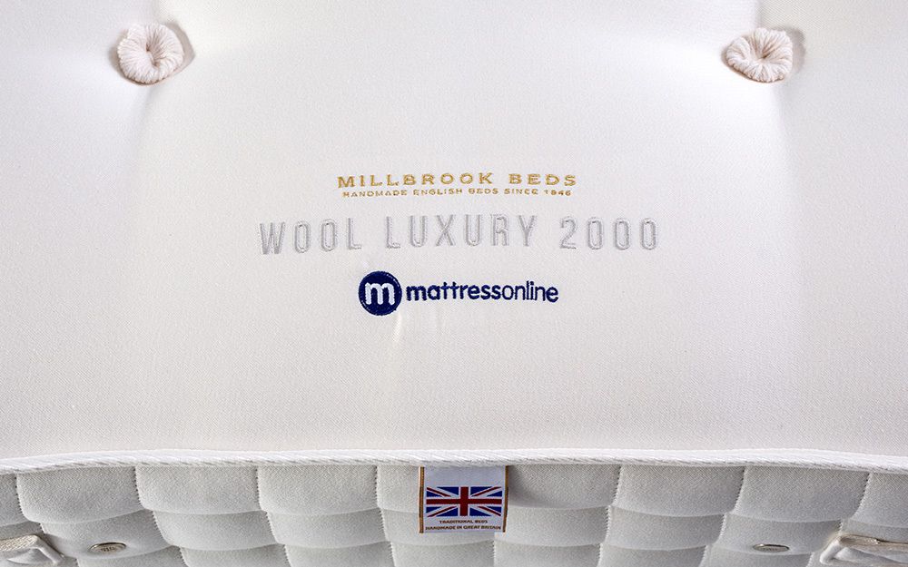 Millbrook Wool Luxury 2000 Pocket Mattress Mattress Online