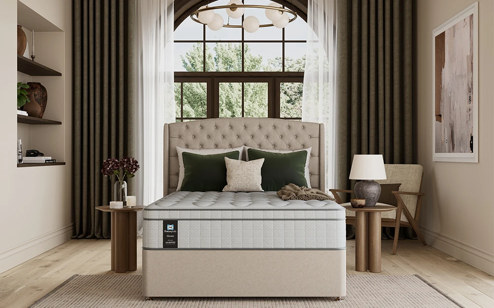 Sealy Bentham Mattress Lifestyle Front View