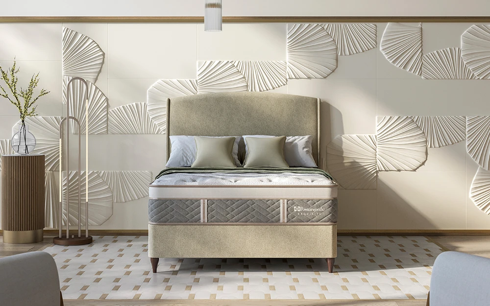 Sealy Exquisite Radiance Mattress Lifestyle Front View