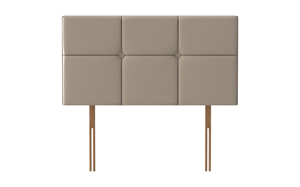 Silentnight Divan Castello Sandstone Headboard Full Front