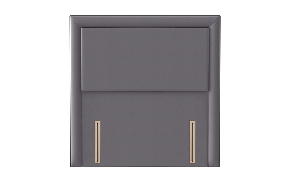 Silentnight Divan Palermo Slate Grey Headboard Full Front