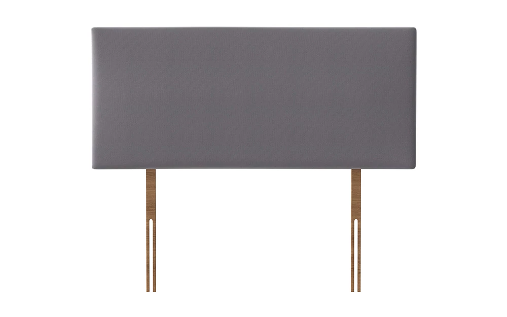 Silentnight Divan Paris Slate Grey Headboard Full Front