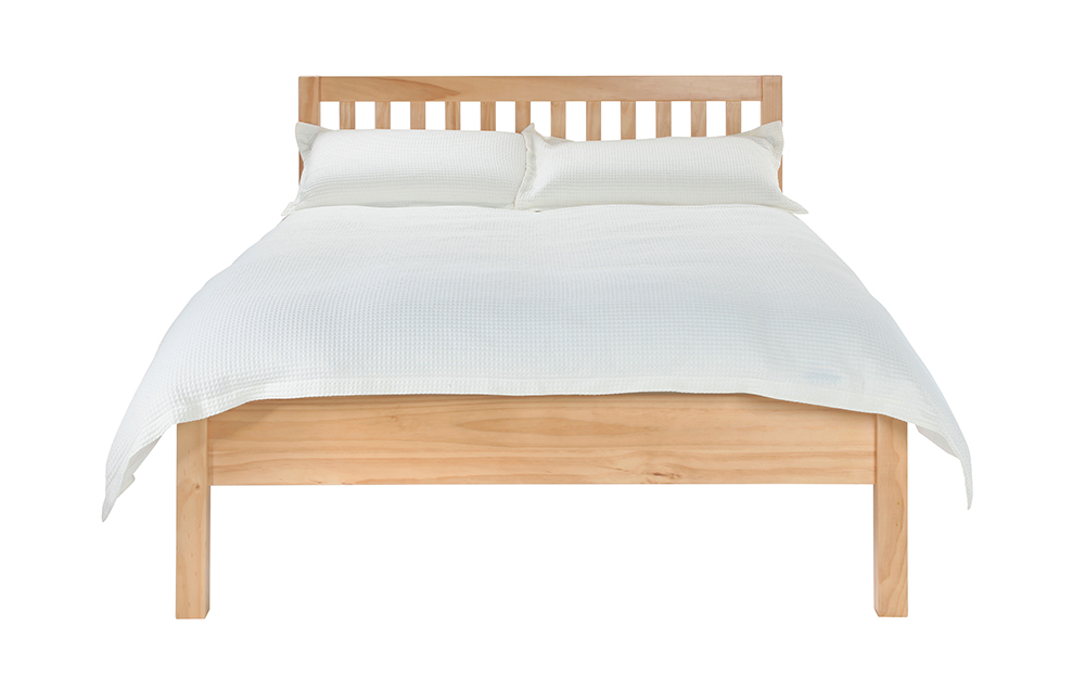 Silentnight Hayes Wooden Bed Frame Front Dressed