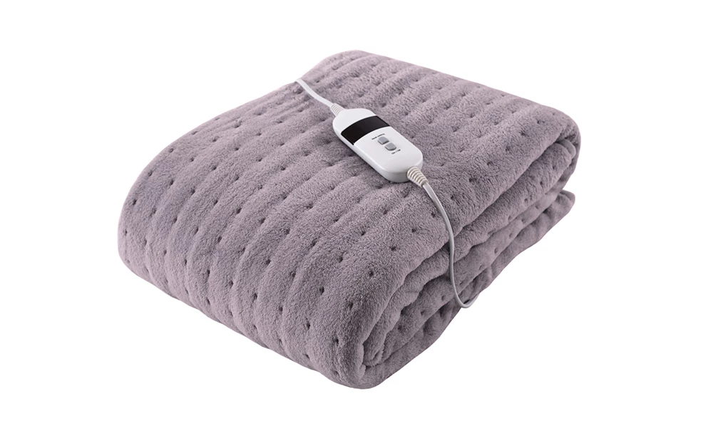 Silentnight Luxury Heated Throw Grey