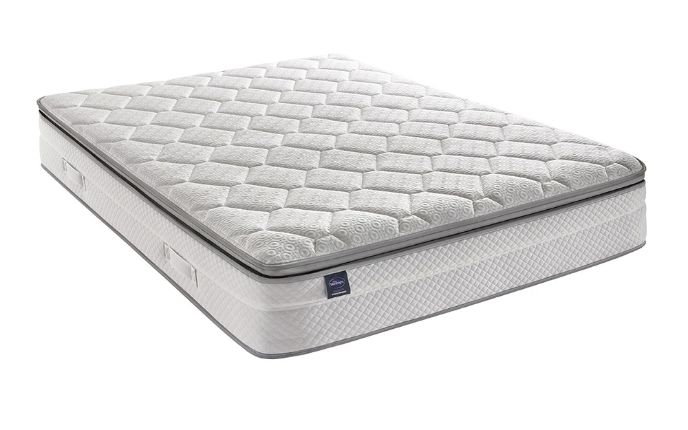 Silentnight Memory 2000 Pocket Mattress Full View Angled