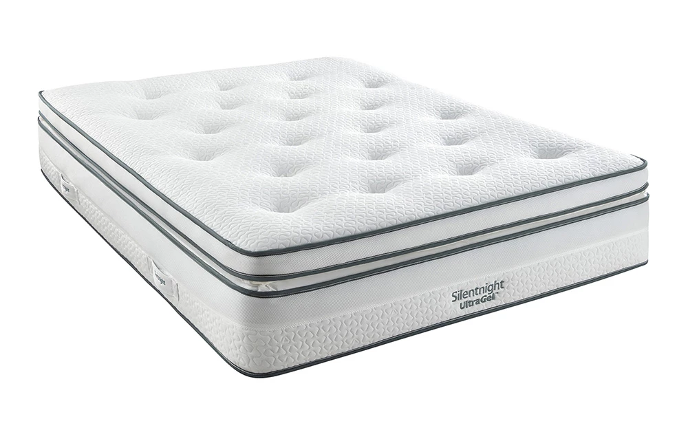 Silentnight Ultragel 3000 Pocket Box Top Soft Mattress Full View Angled