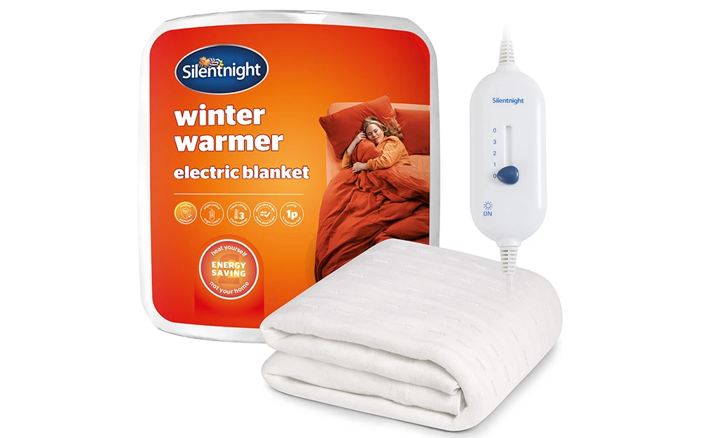 Silentnight Winter Warmer Blanket Packaging With Blanket