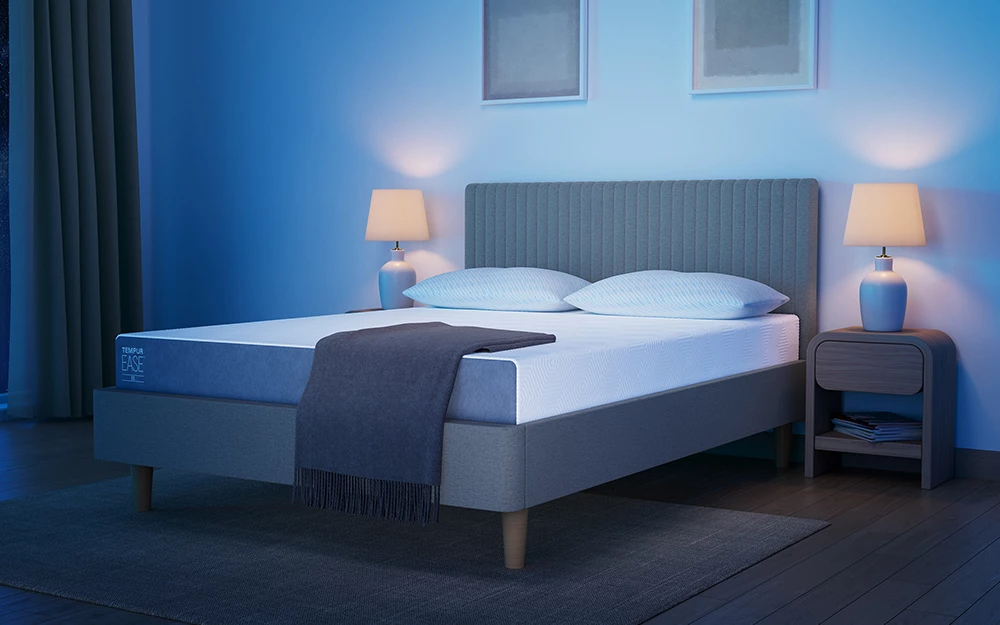 Tempur Ease 25 Mattress Lifestyle Blue Room