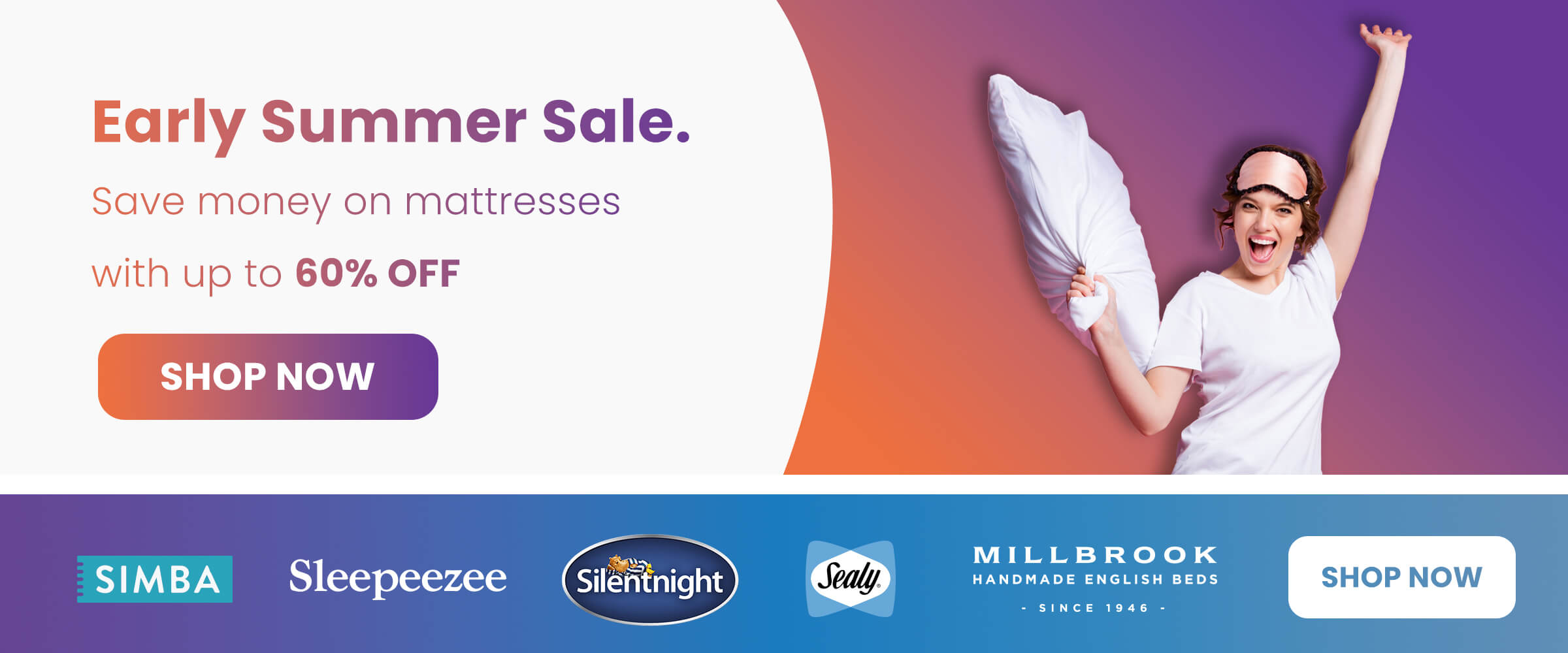 Up to 65 off Mattresses & Beds Free Next Day Delivery Mattress Online