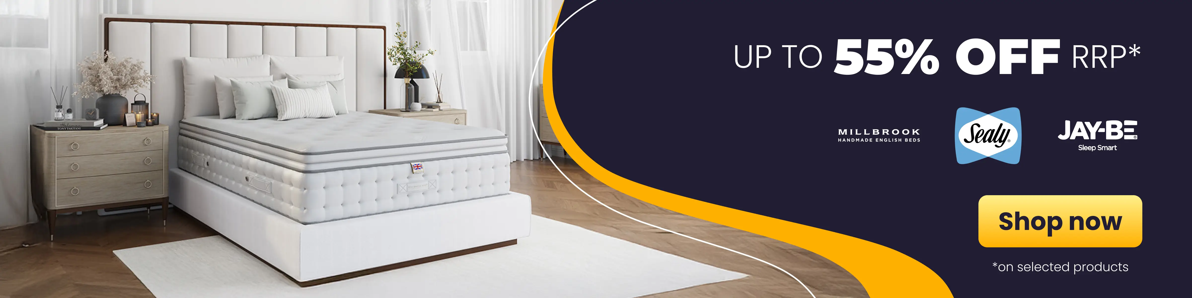 Save up to 55% off RRP*