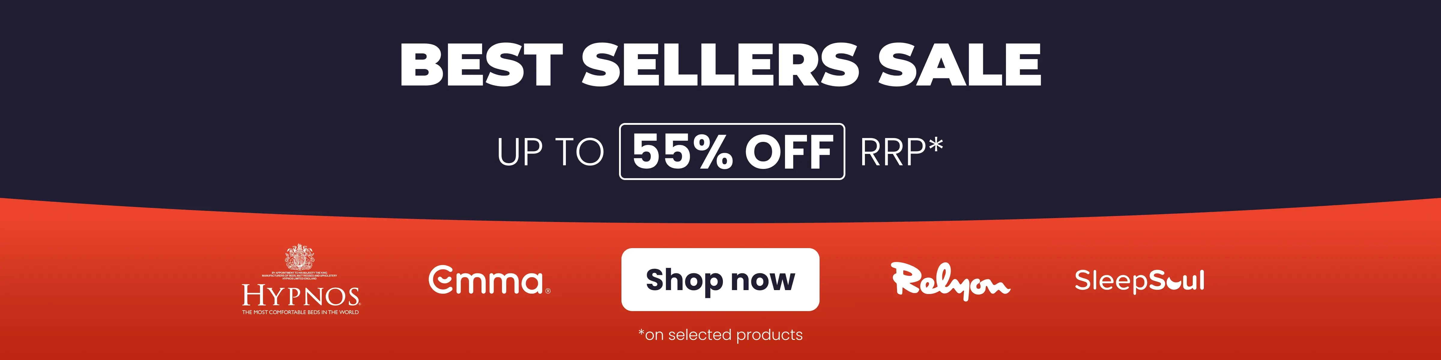 Best Sellers Sale - Save up to 55% off RRP some of the biggest brands.