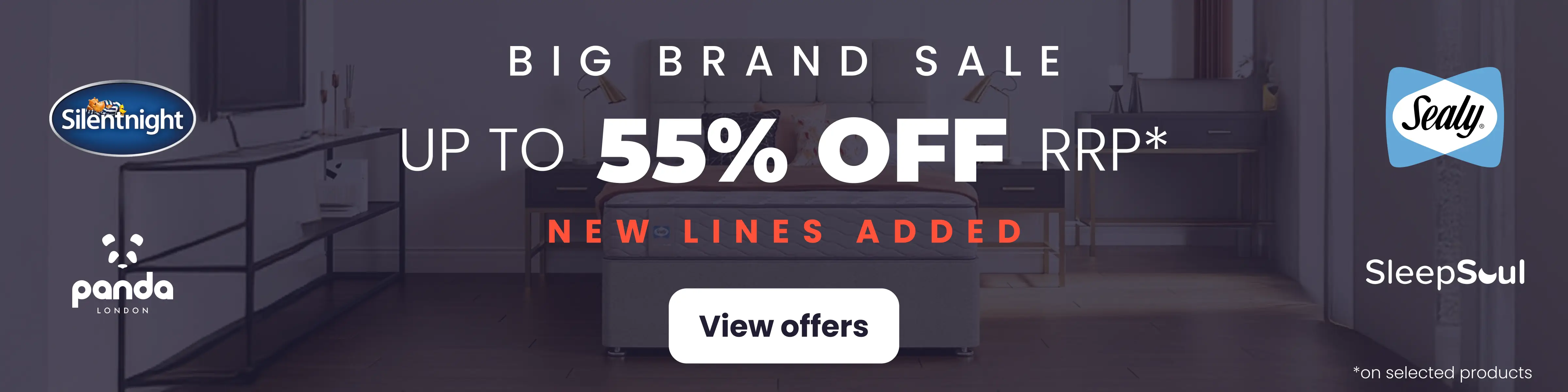 Big Brand Sale - Save up to 55% off RRP* with new lines added!