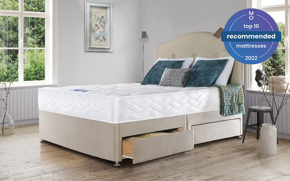 Sealy Posturepedic Aspen mattress is popular if you’re looking for a firm mattress