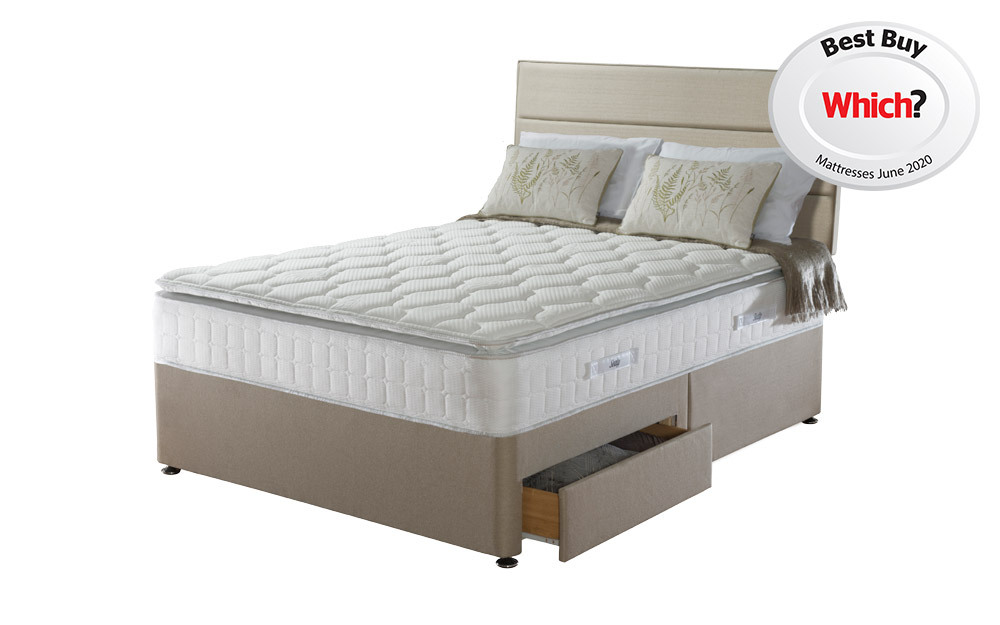 Sealy Posturepedic Nostromo Latex 1400 Pocket Pillow Top Divan